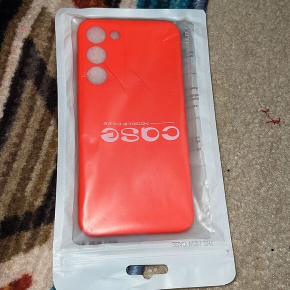 Oak Samsung Galaxy S23 Plus case, neon orange color - Picture 8 of 11